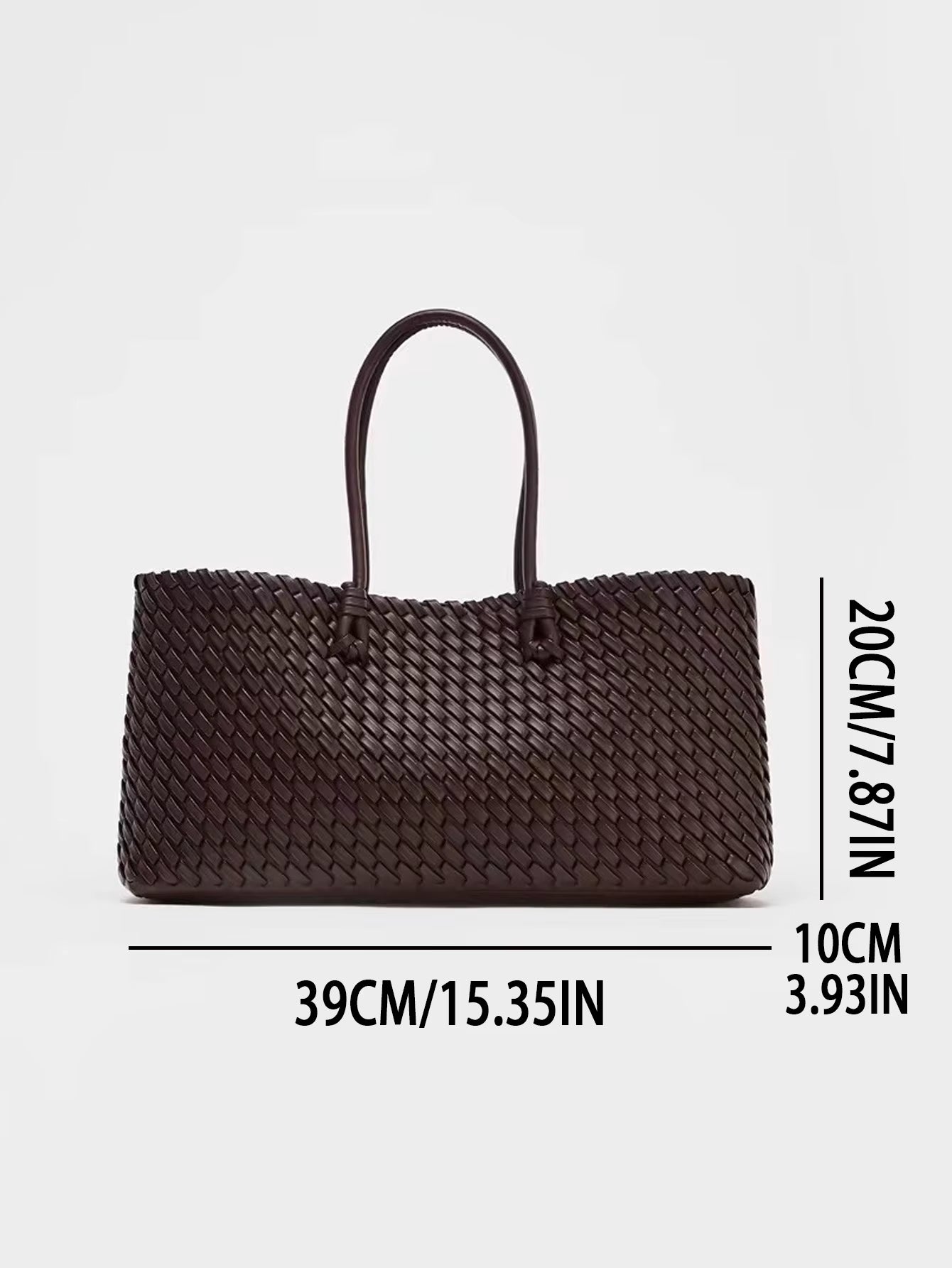 Venezia Weave Tote - Espresso
