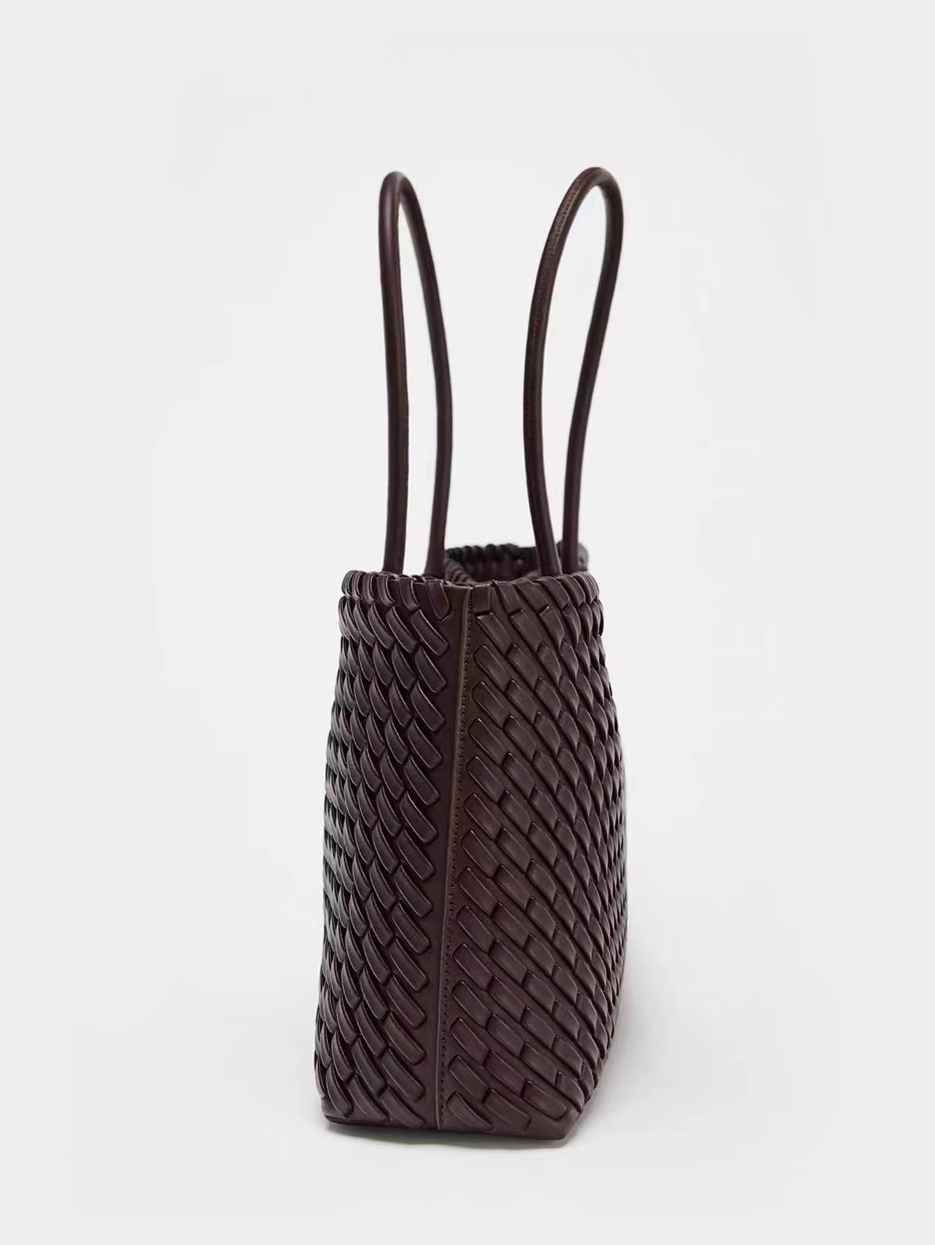 Venezia Weave Tote - Espresso