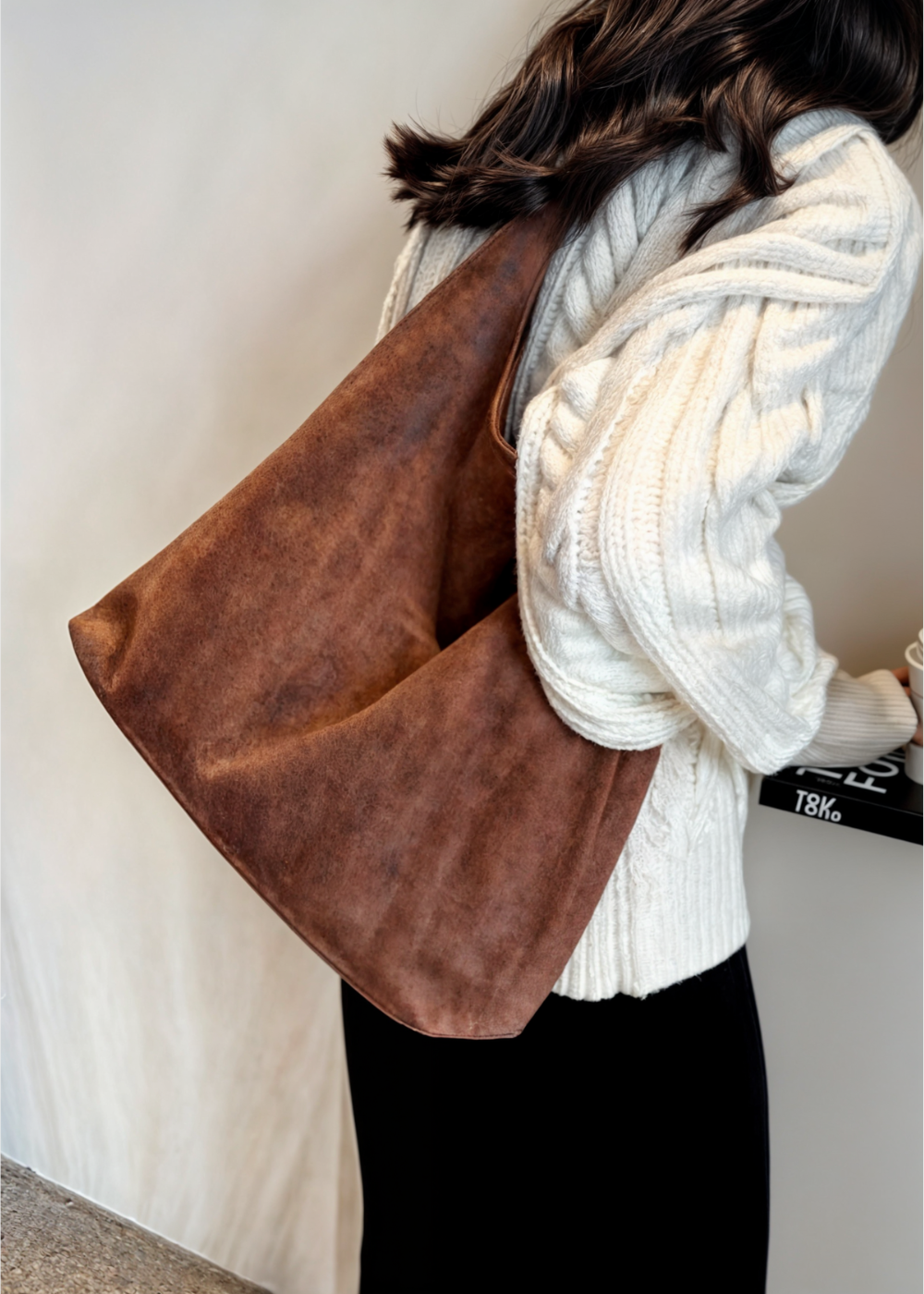 Capri Suede Hobo Bag