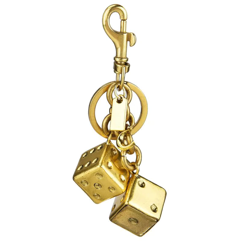 Golden Dice Charm