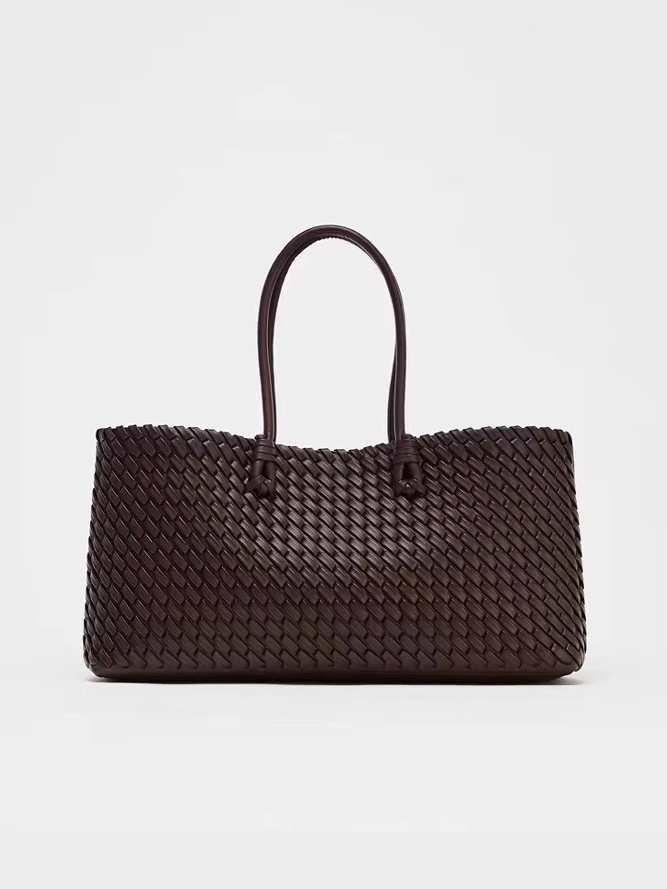 Venezia Weave Tote - Espresso