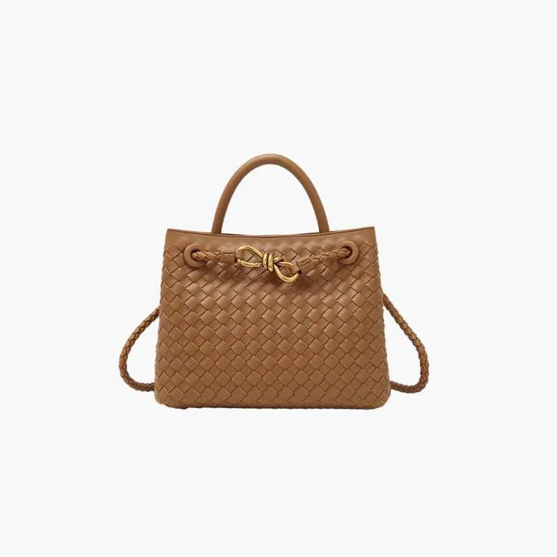 Aurora Weave Tote - Camel