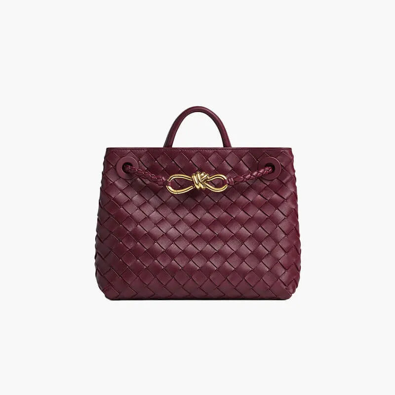Aurora Weave Tote - Cherry